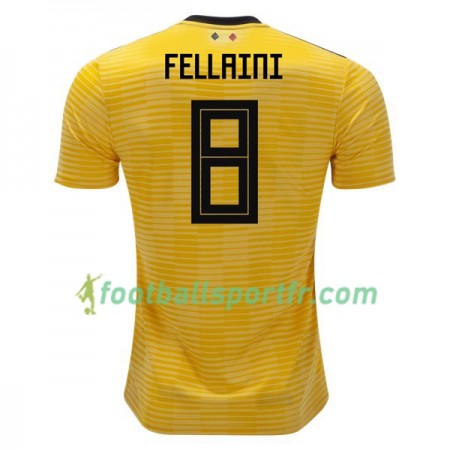 Tenue Belgique Fellaini 8 Exterieur Coupe du monde 2018 Maillot de Foot